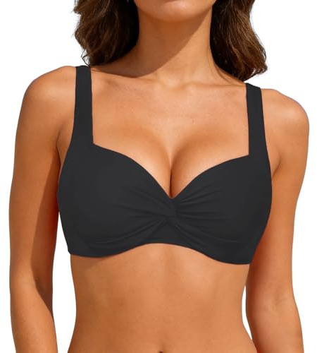 Bikini Mujer Solo Top con Aros Push Up Y Sujetador Acolchado Parte De Arriba De Baño Separada para Un Look Realzado Y con Máxima Sujeción