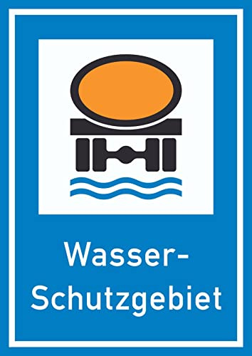 HB-Druck Wasserschutzgebiet Schild A3 (297x420mm)