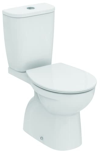 Ideal Standard - Eurovit Vaso per cassetta, scarico a pavimentoS. Da abbinare alla cassette T443101 oppure T443201 da ordinare separatamente, Bianco