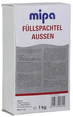 MIPA Füllspachtel außen, 1kg,außen,Füllmasse,Spachtelmasse,selbsthaftend