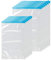ZWMYF 12 Pezzi Sacchetti Sottovuoto Vestiti, Sacchi Buste da Viaggio, Sacco Macchina Vestiti, Sacchi Sottovuoto di Rotolo a Mano Senza Pompa per Materasso, Biancheria Letto, Cuscini