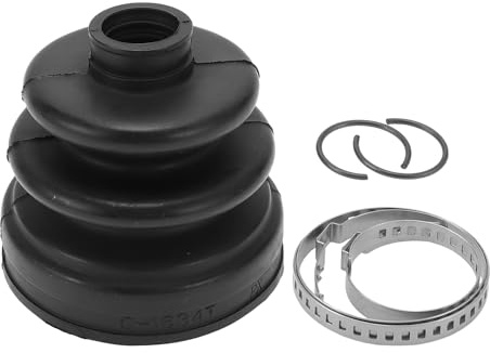 Hihaha 496062PA20 CV Joint Boot Kit for Hyundai Santa Fe 09-12 Black | 1 Set, Inner constant velocity joint boot, Strong durable rubber, for Hyundai Santa Fe 2009-2012, Clamps