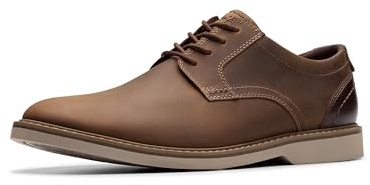Clarks Collection Men's Radcliff Low Oxford, Beeswax Leather, 9 M US