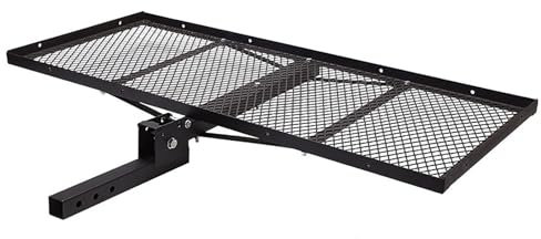 ERSINIAN Anhängerkupplungs-Lastenträger, passend für die Anhängerkupplung des hinteren Lastenträgers, Transportgewichtskapazität von 226 kg, für Campingreisen mit Auto, SUV