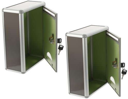 PNAJFUEL Cassetta Dei Suggerimenti Cassetta Postale a Parete Cassette Postali Supporto per Montaggio a Parete per Esterni Cassette Postali Bloccate