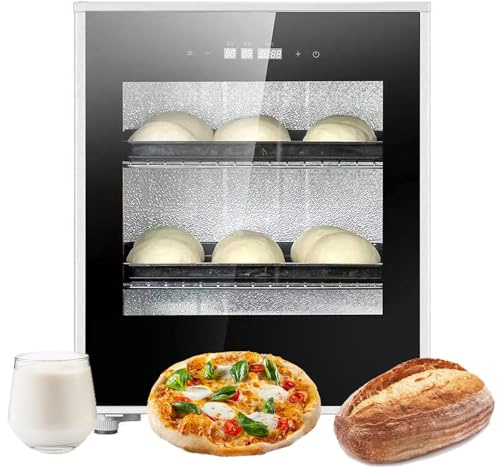 Macchina elettrica per la lievitazione dell'impasto, scatola per la fermentazione del pane da 260 W, temperatura e umidità regolabili, ideale per la lievitazione di pasta e croissant.