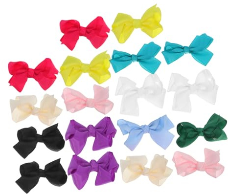 BAZEITFLOW 10 Pares Pinzas para Niñas de Pasadores de Forma de Pato Lazo Accesorios el Cabello Decoración para Uso Diario Looks de Fiesta y Regreso a Clases