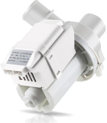 DP040-012 4681EA1007A Drain Pump (OEM), Compatible with LG Washer, Kenmore, GE washer drain pump, Replace 5859EA1004F 5859EA1004P 5859EA1004G WH23X10020, Fits for WT1101CW WT1201CV WT1201CW WT4870CW