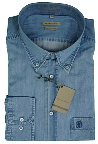 Chemise en jeans légère pour homme, manches longues, Sea Barrier Jangol - - XXXL