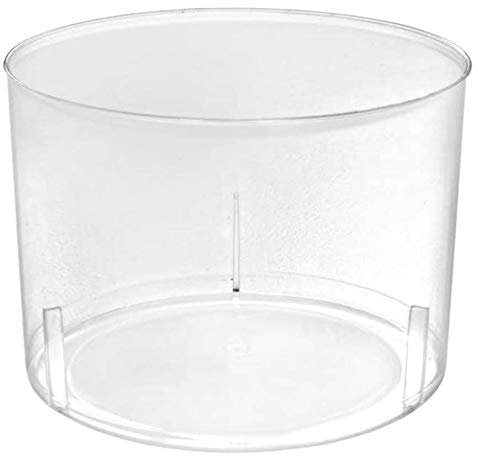 TELEVASO - 180 uds - Vaso Vino Chikito 220 ml - Plástico cristalino (PS) - Color Transparente - Ideal para Vino, Cerveza, Aperitivos, gazpacho, cremas, postres
