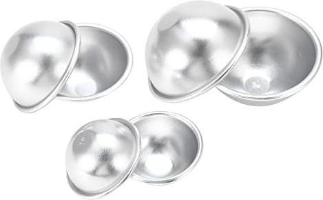 Juego de moldes de bomba de baño DIY bomba de baño moldes metal molde de aluminio herramientas de molde jabón DIY kit de moldes de bomba de baño Kit de moldes para bombas de baño para Hecho a Mano (7)
