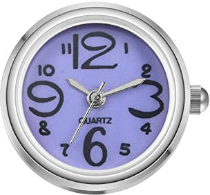 JewelryWe Ringuhr Fingeruhr Damen Ultradünn Rund Analog Quarz Ring Uhr Verstellbare Fingerringuhr Uhrenring mit Digital Zifferblatt