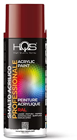 HQS Lackspray Acryl RAL-Farben (RAL 3011 Rotbraun)