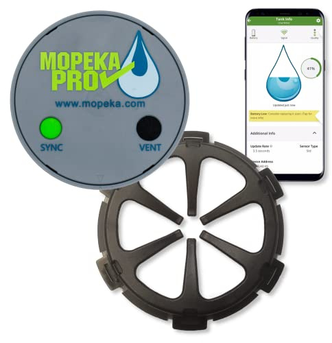 Mopeka Pro Check Wassersensor mit Montagekragen – kabelloser Sonar-Tankmonitor für graue und tragbare Wohnmobile