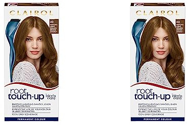 Clairol Root Touch-Up Permanent Hair Dye, 6G Light Golden Brown (Pack of 2)