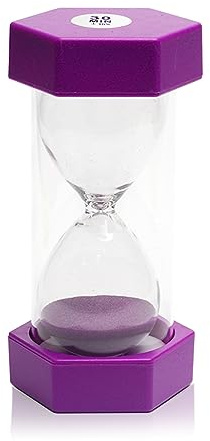 30 Minutes, Sand Timer, Hourglass Sand Timer, Kitchen Timer Digital for Cooking, Clock Timer, for Games, Classroom, Kitchen, Toothbrush Timer, Decoration, Purple
