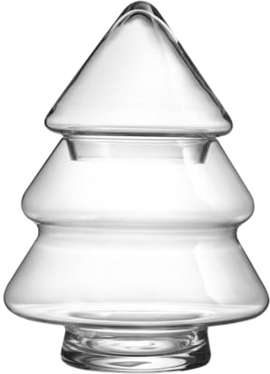 Muurla Glass Tree jar 20cm, Ø 15 cm, h. 20 cm