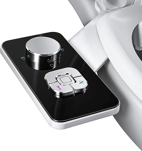 DaoGeSir Bidet Toilette WC, Pulvérisateur Bidet Kit Bidet Non Électrique avec Double Buses Rétractables Autonettoyantes Pulvérisateur Bidet Lave Fesse Et Hygiène Intime Femme WC Bidet