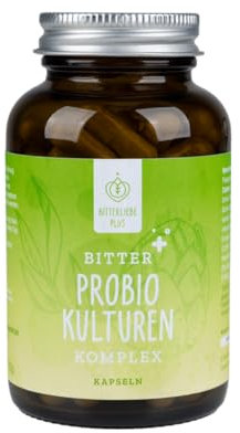 BitterLiebe ® Probio-Kulturen Komplex Kapseln mit 15 Mrd. KBEs I Darmbakterien für Darmflora I 60 Kapseln mit Lactobacillus & Bifidobakterien
