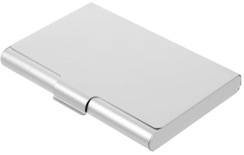 SEWACC Visitenkartenhalter Aluminiumlegierung Dickes Format Tragbare Kartenbox Büro Reise Visitenkartenorganizer