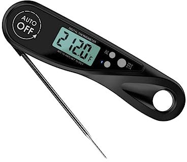 Amosfun 3 Stk Grillthermometer Ofenthermometer ablesbares Thermometer küche gadget kitchen gadgets Digitalthermometer für die Küche Fleischthermometer für die Küche Edelstahl Black
