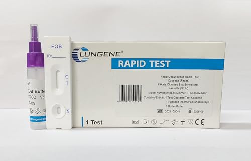 Clungene Fäkales Okkultes Blut (FOB) Schnelltest/Darmvorsorge-Set (5)