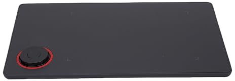 Graphics Tablet with 8192 Levels of Pressure Sensitivity Pen for Drawing, Digital Art Tablet for PC Mobile, Online Teaching, Central M Key Design