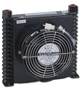 AF0510T Radiatore idraulico in alluminio da 10 l/min, radiatore dell'olio raffreddato ad aria, saldatura precisa e ventola efficiente Basso rumore(AF0510T-CA-AC220V)