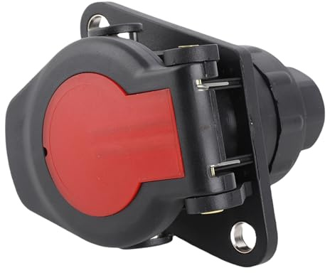 Bnineteenteam Presa Adattatore per Rimorchio 24 V 15 Pin Installazione Facile per, Roulotte, ABS Rame, 1 Set
