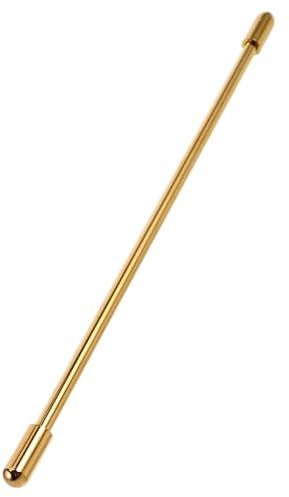Housoutil Varilla de Radiestesia de Metal Desmontable 21 Cm, Accesorio Portátil para Adivinación y Equipo Paranormal, Varilla de Puesta a Tierra para Detección Feng Shui en Exterior