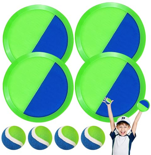 Klettballspiel für Kinder Klettball Strandspielzeug Ballspiele Wasserdicht Wurfspiel Klettspiel Outdoor Strandspiele Erwachsene Draußen für Draußen Garten ab 2 3 4 5 6 7 8 9 10 Jahre Mädchen Junge