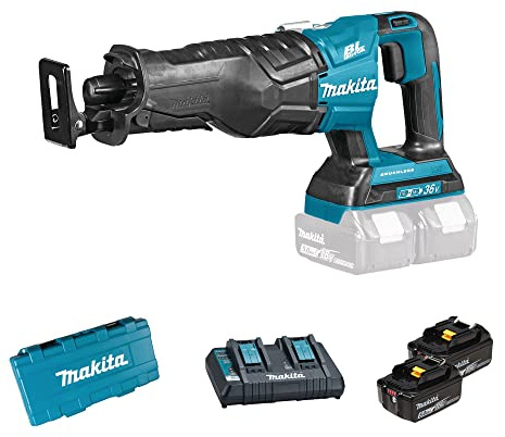 Sierra sable LXT 36V (2x5,0 Ah) en estuche sintético - MAKITA DJR360ZK