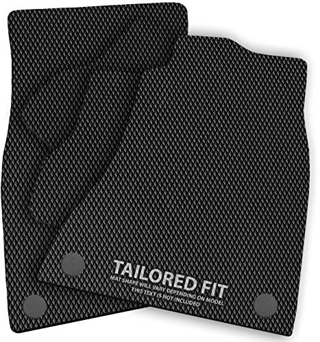 Rubber Car Mats FOR Dacia Duster I (2010-2017) Luxury Diamond Rubber - No Trim [1490]