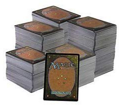 Magic The Gathering Lote de Cartas 500 comunes,100 infrecuentes y 5 Raras (en Castellano)