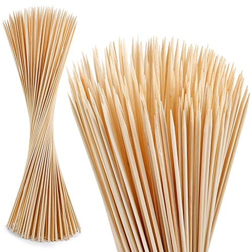 60 PCS Bamboo Marshmallow Roasting Sticks, SMores Skewers for Fire Pit, Extra Long 30 Inch Heavy Duty 5mm Thick Wooden SMores Sticks for Open Fire Pits Roaster Barbecue Hot Dog Camping Kebab Sausage