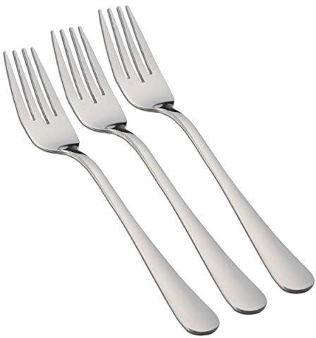 3 Fischgabel 19x 2,65 cm Edelstahl 18/0 Schlichtes Und Elegantes Design