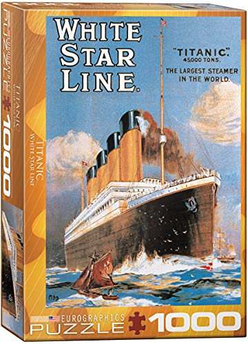 1000 Teile Puzzle Titanic White Star Line