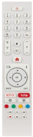 RC43135 Télécommande Fit for Telefunken TV XF49G511-W XH24G501V-W | XH24G501V 23521075 23572880