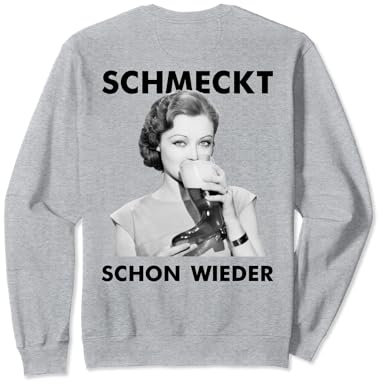 SCHMECKT SCHON WIEDER X Bierstiefel Retro Bier - BACKPRINT Sweatshirt