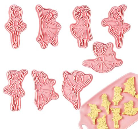 Emporte-pièces pour ballet - Pour - Forme de danseuse - Emporte-pièces géométriques - Lettres - Pour accessoires de pâtisserie