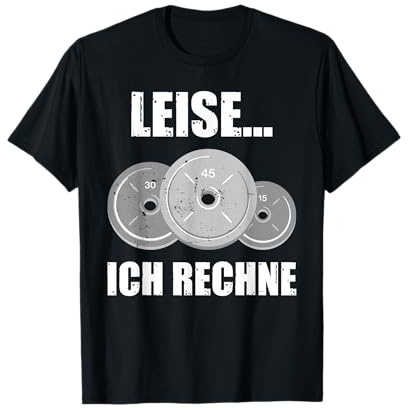 Ruhe Ich rechne Kraftsport Gym lustiges Bodybuilding T-Shirt