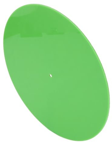 Mat D'enregistrement Acrylique de Remplacement en Acrylique Remplacement Acrylique pour de Meilleures Performances, Tapis de Plateau de Disques de 12 Pouces pour Une Réponse de