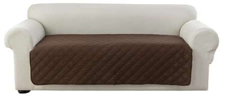 XIEHYA Sofa Schutzdecke 1 Stück Sofakissen, wasserdicht, Sofabezug, Sofaschutz, rutschfestes Design, Sofa-Sitzkissenbezug Sofa Abdeckung(Brown,100x60cm)