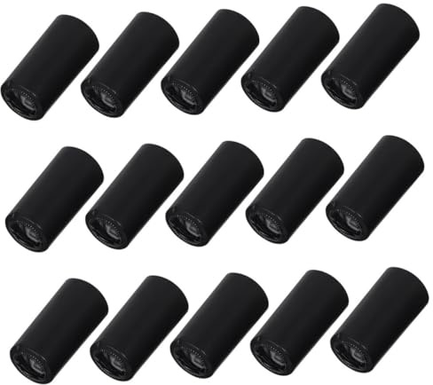 TOPPERFUN Sellos de Botellas de Vino PVC 30mm Negro 100 Piezas | Tapon para Botella de Vino, Tapas Termorretráctiles para Vino, Fundas Retráctiles para Vino