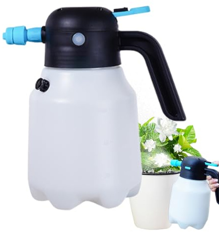 Pulverizador De Espuma con Batería | Lanza De Espuma Limpiadora De 1800 Ml,Aplicador Sin Cables con USB y Presión Ajustable para Limpieza de Patio Jardín