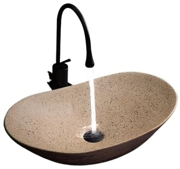 Guardaroba Lavabo da appoggio personalizzato in stile retrò, for WC, balcone, bagno dell'hotel (inclusi rubinetto e raccordi di scarico) Moderno