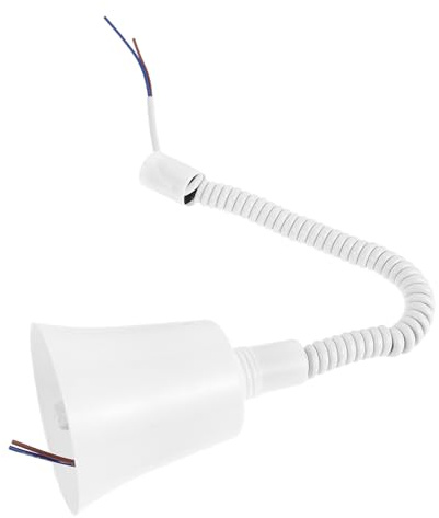 IWOWHERO Kit Accessori per Lampada a Sospensione E27 Cavo a Molla Telescopico a Due Fili, Portalampada per Lampadari LED a Sospensione, per Illuminazione Interna