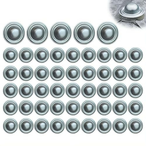 Tapas para tornillos de techo de metal, 50 unidades, tapas para pernos de techo de metal, tapas de tornillo para techo resistentes a la oxidación y al agua, sin necesidad de quitar tornillos, para