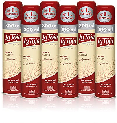 La Toja Hydrothermal Rasierschaum für empfindliche Haut - 6 Stück