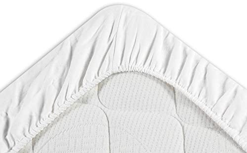 V.I.P. Very Important Pillow Coprimaterasso Jacquard in Cotone Fasciato, Elastico su tutto il perimetro, 130 x 200 cm